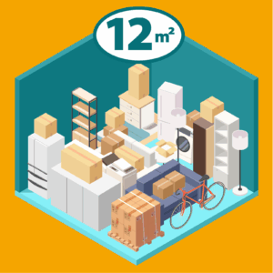 Box de 12m² (30m3 - Hauteur 2,70m)